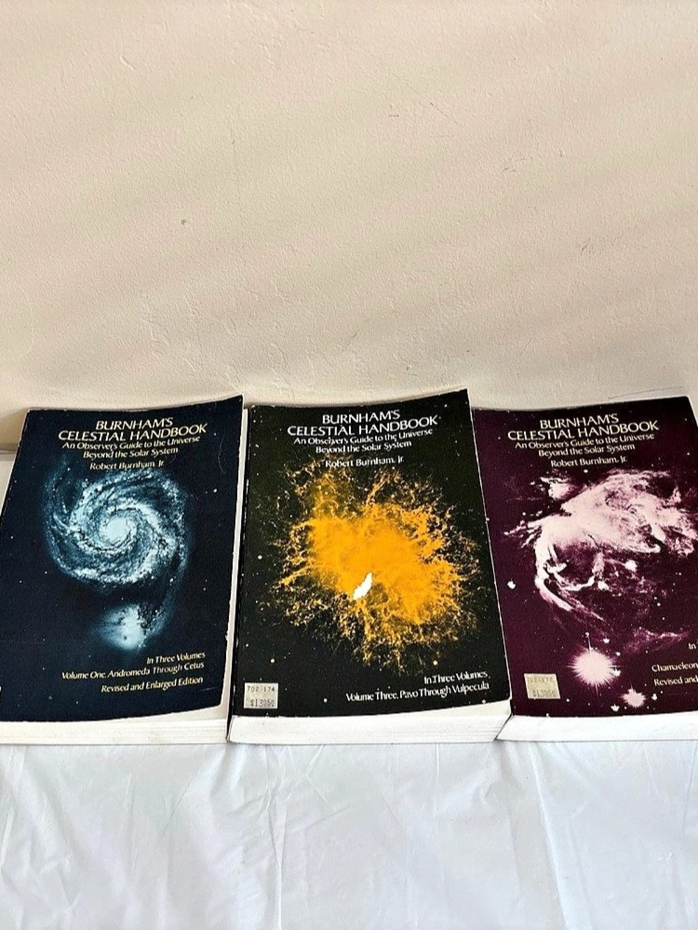 Vtg 1978 Burnham's Celestial Handbook  Complete Set 1-3 Volumes Softcover